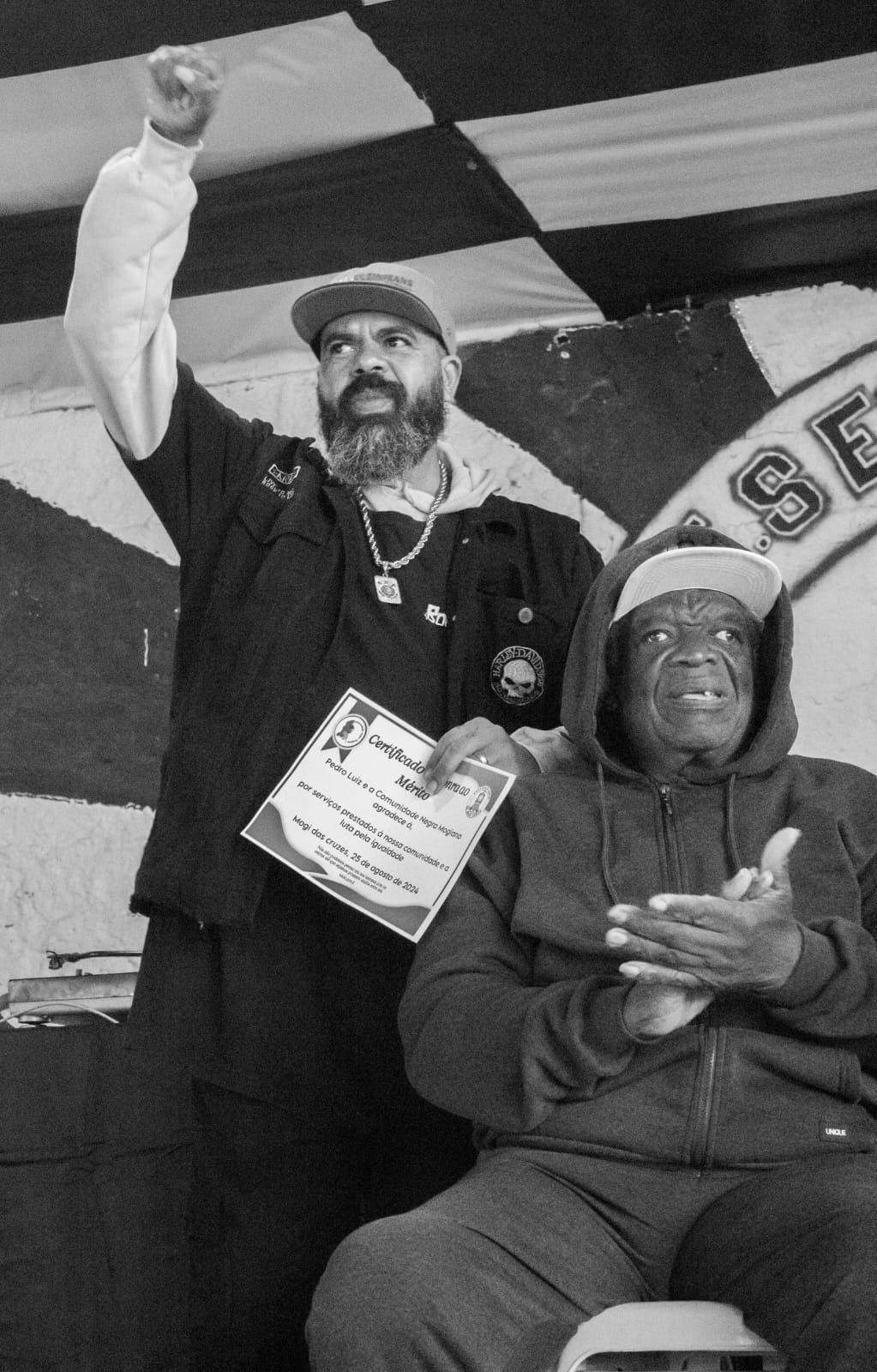 Homenagem a Pedro Luiz, fundador da Comunidade Negra Mogiana